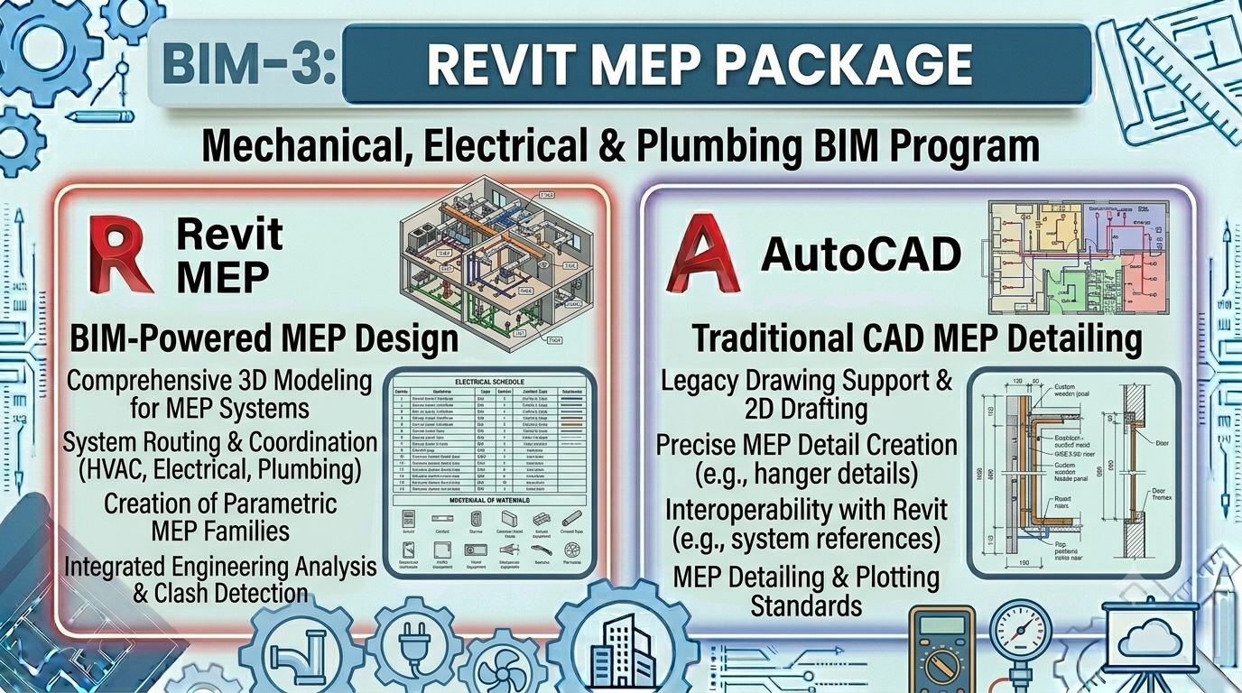 BIM-3: REVIT MEP PACKAGE